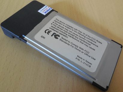 Delock L-312CB USB2.0 Cardbus PCMCIA 2 Port 32-bit Plug and Play 480Mbps* nb25