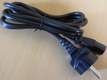 Stromkabel Netzkabel Kaltgerätekabel PC Monitor Drucker TV FAX C13 ca.1,7m*pz876