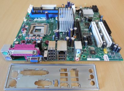 Intel DG965SS RevD41678 304 Mainboard +Blende Sockel 775 DDR2 VGA IEEE1394*m1034