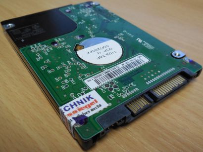 WD Scorpio WD1200BEVS-00RST0 HDD SATA 120GB 2.5 Festplatte 5400rpm 8MB* F724