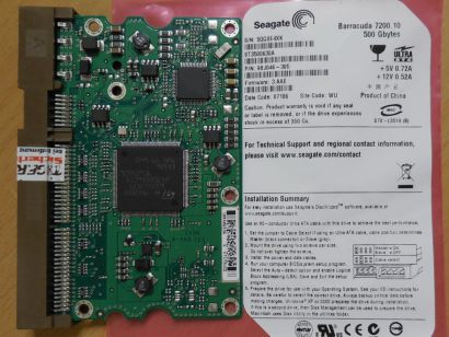 Seagate Barracuda 7200.10 ST3500630A IDE PCB Controller Elektronik Platine*FE191