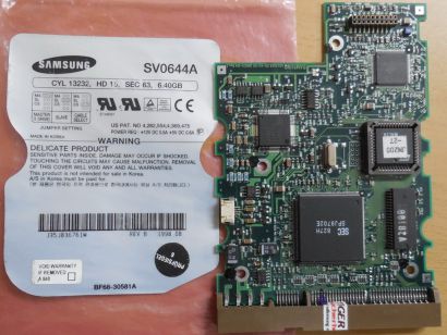 Samsung Spinpoint V3200 SV0644A IDE PCB Controller Elektronik Platine* FE206
