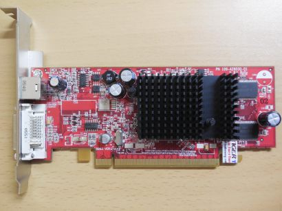 HP 398332-001 MSI A260 109-A26030-01 ATI Radeon X300 SE PCIe 128MB DVI TVO* g582