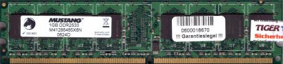 Mustang M41286465X6N PC2-4200 1GB DDR2 533MHz Arbeitsspeicher RAM* r1003