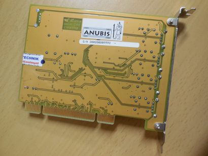 ANUBIS U020-62 V1.0 4 Port USB 2.0 Retro PCI Adapter Card Karte USS344S* sk65