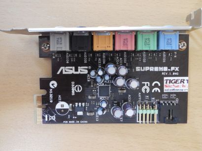 ASUS Supreme-FX rev1.04G PCIe HD Soundkarte für Asus Mainboard mit SupremeFX*s77