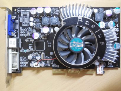 AOpen Aeolus FX5700-DV128 nVidia GeForce FX5700 128MB DVI TVO VGA Retro AGP*g602