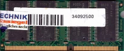expert memory 128MB SO-DIMM SDRAM 133MHz passend für Simatic Box PC 620* r1021