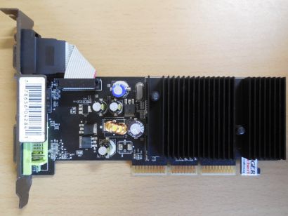 XFX GeForce 6200 PV-T44A-PANG 128MB DDR2 DVI-I TV VGA RETRO AGP Grafikkarte*g608