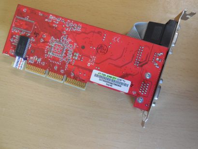 ATI Radeon 7000 RV100 35-7767-11-GM 32MB 64-Bit DDR Dual VGA S-Video AGP* g611