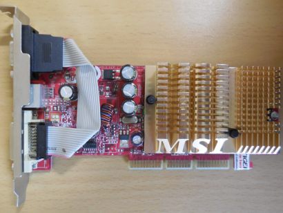 MSI MS-V013 nVidia GeForce 6200 NX6200AX-TD128LF 128MB DVI TV VGA RETRO AGP*g612