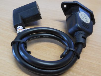 Kaltgerät Verlängerungskabel Modding Netzteil Stromkabel PC Gehäuse intern*pz943