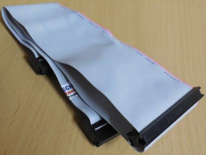 FC-40P Retro IDE Kabel Flachbandkabel ATA 66 100 HDD CD DVD ROM Streamer* pz947