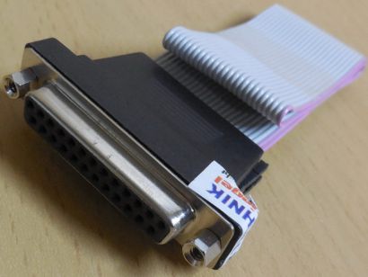LPT Parallel Port Anschluss Typ F+H 15186 25 pin Drucker PC Computer 25cm* pz948