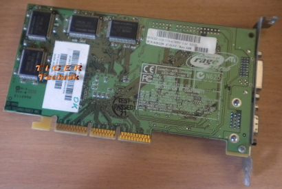 ATI Rage 128 Pro Grafikkarte AGP4x 16MB PN 109-63100-10* g100
