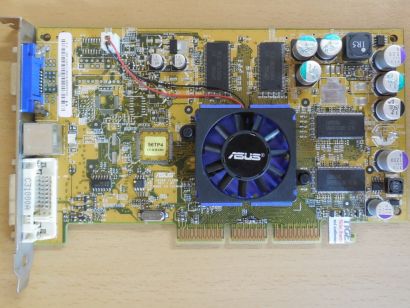 Asus V9560/128M GeForce FX5600 RETRO AGP Grafikkarte 128MB DVI-D TV-Out VGA*g101