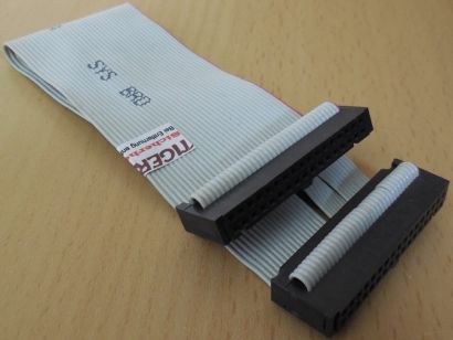 HP 5183-6044 Retro Floppy Kabel FDD Diskettenlaufwerk 19cm 34 pin grau* pz966