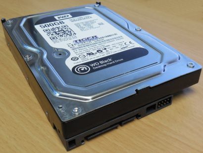 Western Digital Black WD5003AZEX-00MK2A0 HDD SATA III 500GB 3.5 Festplatte* F789