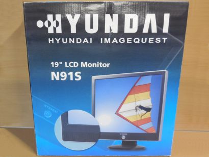 Hyundai ImageQuest N91S 19 Zoll LCD TFT VGA Monitor 4:3 8MS Kontrast 500:1* mo05