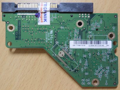 Western Digital Blue WD5000AAKX-60U6AA0 PCB Controller Elektronik Platine*FE255