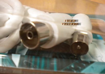 Teccus by Vivanco TV Radio Winkel Antennenkabel 1,5m >90db Koax Stecker Ku.*so36