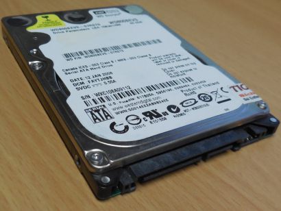 Western Digital WD Scorpio WD800BEVS-07RST0 HDD SATA 80GB 2.5 Festplatte* F824