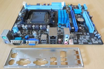 Asus M5A78L-M LX3 Rev1.03 Mainboard +Blende Sockel AM3 AM3+ PCIe DDR3 VGA* m1065