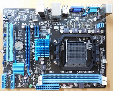 Asus M5A78L-M LX3 Rev1.03 Mainboard +Blende Sockel AM3 AM3+ PCIe DDR3 VGA* m1065