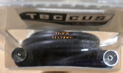 Teccus by Vivanco Absorber TV/Radio 5m Antennenkabel Koax-St. --> Koax* so45