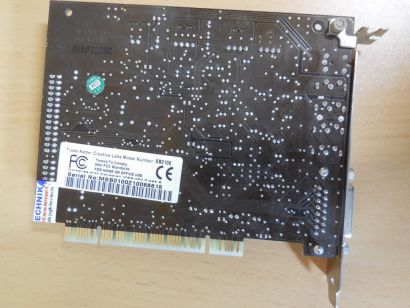 Creative Sound Blaster Live! 5.1 SB0100 PCI Midi Game Port Soundkarte* s06