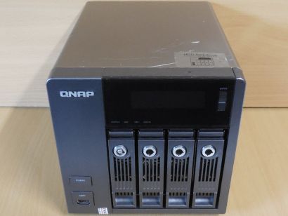 QNAP TS-419P Turbo NAS 4-Bay SATA HDD Netzwerk Speicherserver Gigabit LAN* NAS01