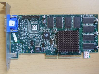 3dfx Voodoo 3 2000 Retro AGP 16MB 128Bit SDRAM VGA Grafikkarte 210-0364-003*g619