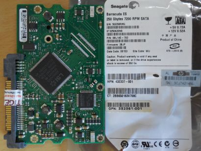 Seagate Barracuda ES ST3250620NS PCB Controller Elektronik Platine* FE275