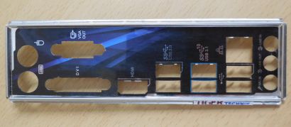 ASUS H110M-Plus Rev 1.04 Mainboard Blende IO-Shield Backplate Abdeckplatte*mbb13