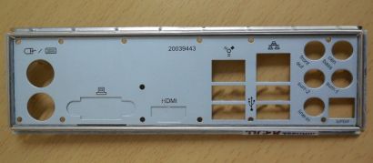 MSI MS-7501 Ver 3.1 K9NGM3 Mainboard Blende IO-Shield Backplate 20039443* mbb21