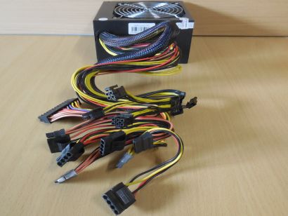 Inter-Tech Combat Power CP 650 Plus 650Watt Gaming Power PC Netzteil PCIe*nt1579