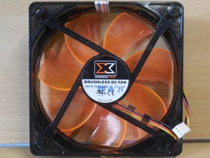 Xigmatek DF1202512SEMN Gehäuse Lüfter 120mm 12V 0.20A 3-pol LED weiß FAN* GL180