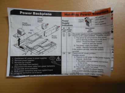 Astec AA23260 Power Backplane IBM x346 39Y7336 39Y7337 Cisco WAE-7326-K9* nw118