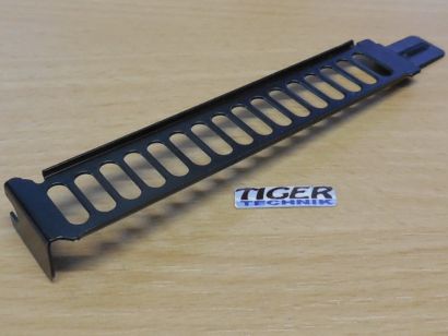 2x Stück Slotblech Slot Slotblende Abdeckung Gehäuse Lüftungslöcher schwarz*BL71