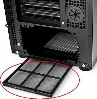 Antec P100 ATX PC Netzteil Filter Netzteilfilter Abdeckung schwarz Gitter*pz1014