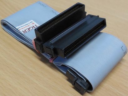 SCSI Ultra Wide 2 3 68 pol Flachkabel Kabel grau ca. 70cm 3 Abgriffe* pz1034
