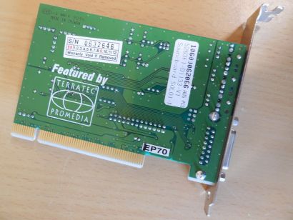 Terratec SOLO 1 TTSOLO1-N VER1.2 128i PCI Soundkarte Gameport 32bit ESS1938S*s81