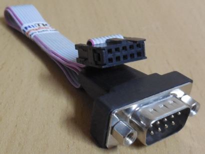 Seriell COM Port Anschluss Typ H 15077 9-pin serial RS 232 PC Computer* pz1037
