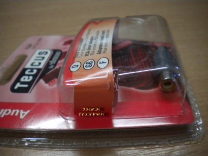 Teccus by Vivanco Audio Kurzadapter Chinch Buchse - Chinch Buchse* so65