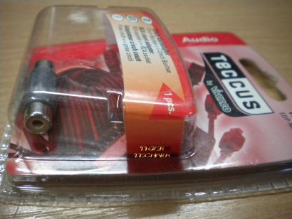 Teccus by Vivanco Audio Kurzadapter Chinch Buchse - Chinch Buchse* so65