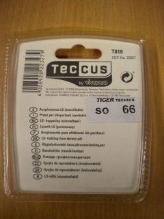 Teccus by Vivanco 2 Stück LS-Kupplung Lautsprecher Kupplung schraubbar* so66
