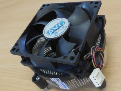 AVC Sockel 775 Prozessorkühler CPU Kühler Lüfter 80mm 4-pol Aluminium* ck453