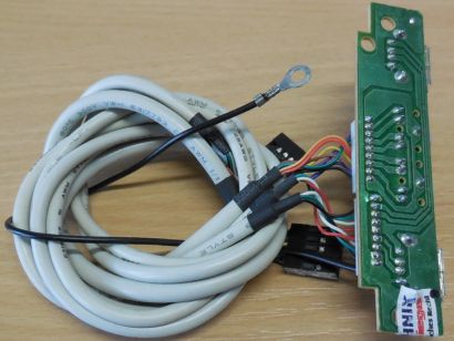 9802USB-HD MSD-XMR-0023 Ver 1.0 Front IO Panel USB2.0 Audio Retro Modding*pz1069