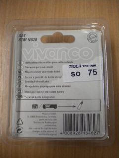 Vivanco 20x Nagelschellen zum Festverlegen von Koaxialkabeln bis 7mm 20pcs*so75