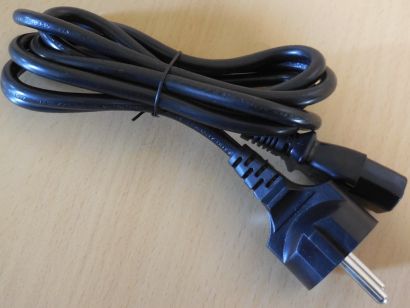 Stromkabel Netzkabel Kaltgerätekabel PC Monitor Drucker FAX C13 ca. 1,65m*pz1071